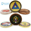 High quality personalized metal stamping 3d guitar shaped soft enamel custom navy chief challenge coin for souvenir